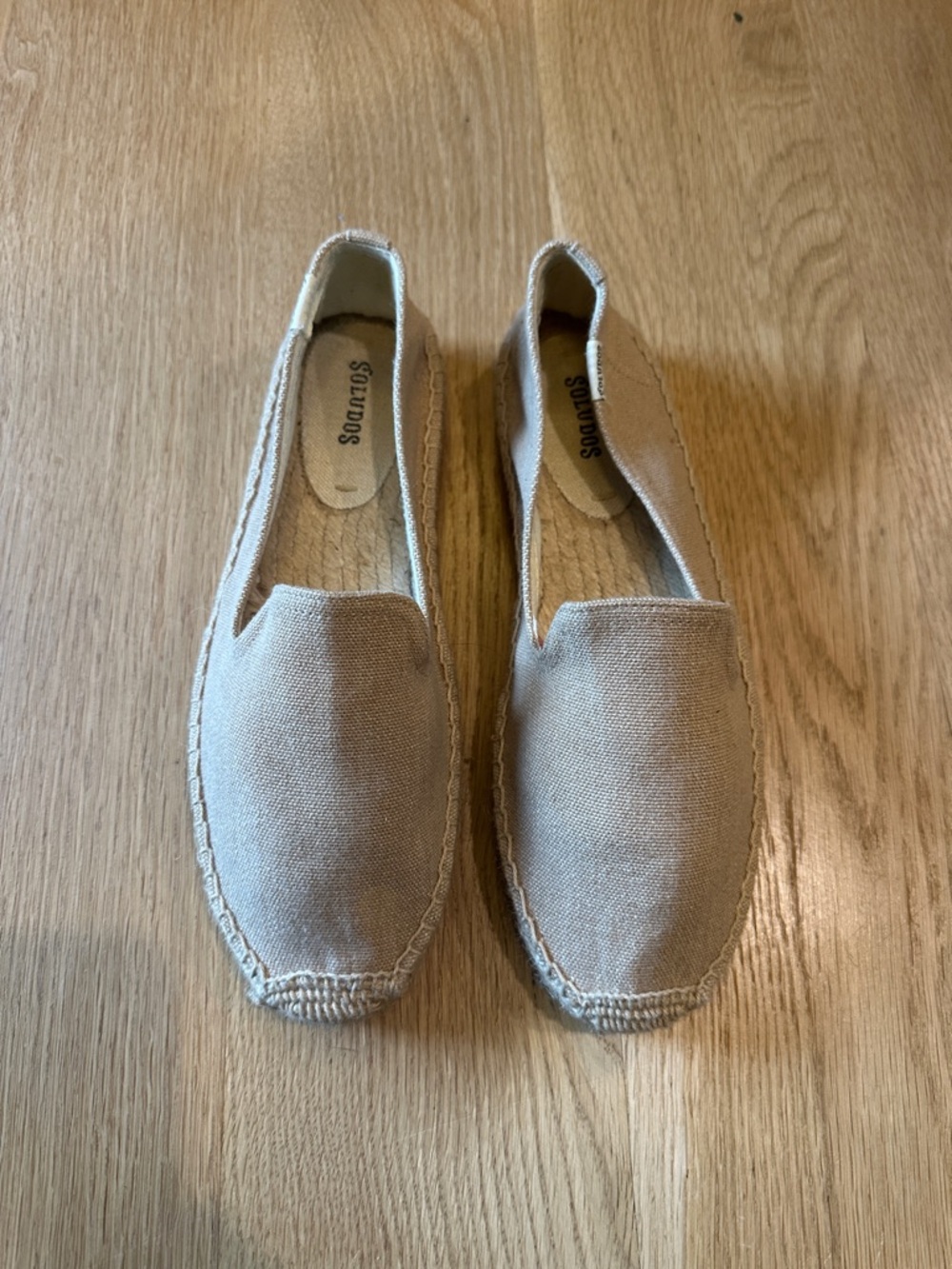 Soludos Beige Canvas Espadrilles